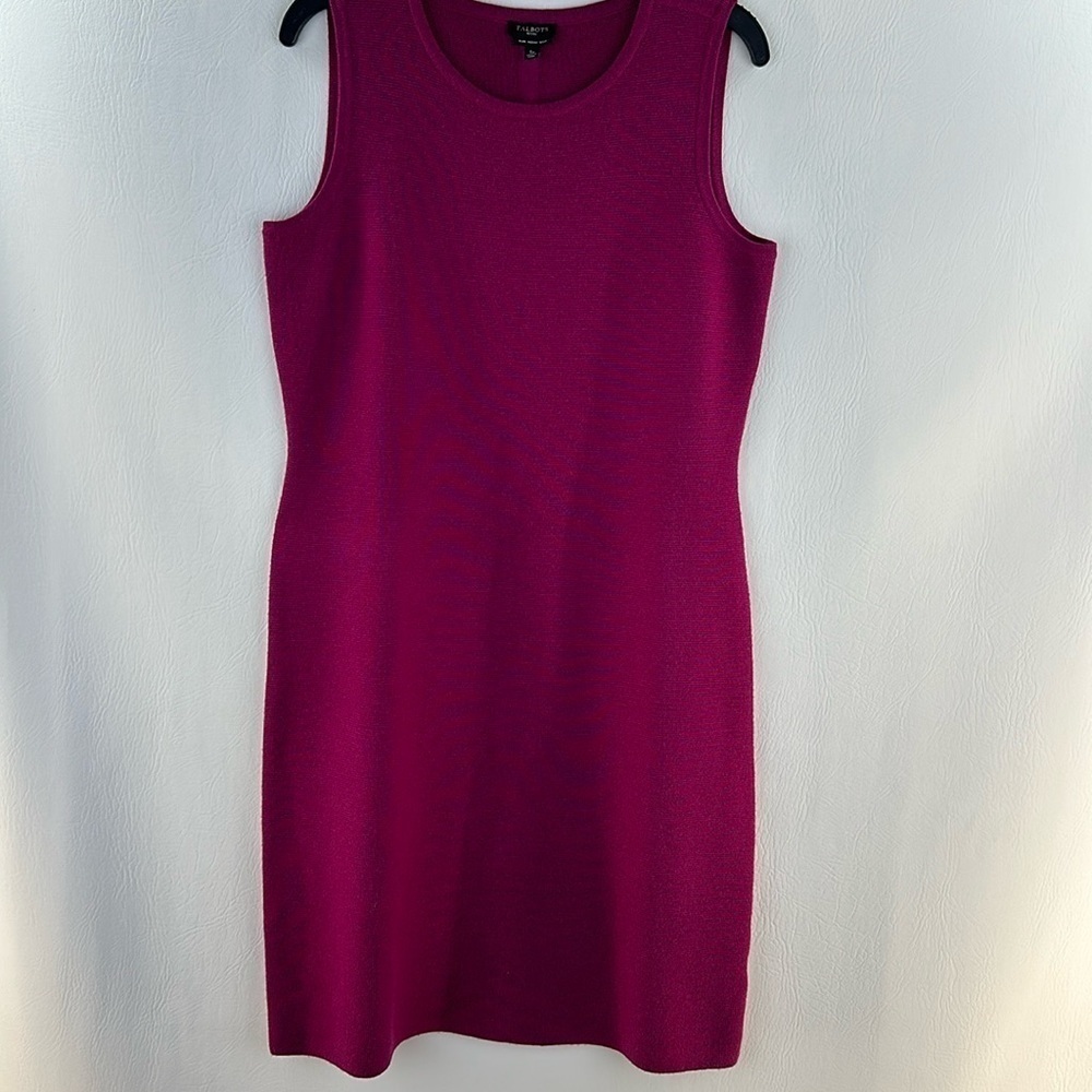 Talbots Pure Merino Wool Sleeveless Pencil Dress, SP